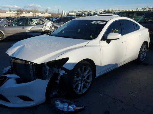 JM1GJ1V5XE1105099 - 2014 MAZDA 6 TOURING WHITE photo 2