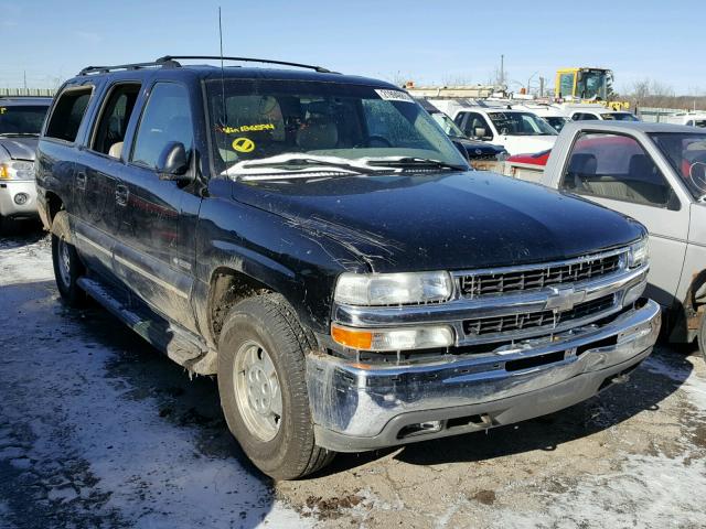 3GNFK16T0YG126594 - 2000 CHEVROLET SUBURBAN K BLACK photo 1