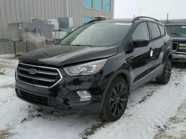 1FMCU9G94HUC14936 - 2017 FORD ESCAPE SE BLACK photo 2