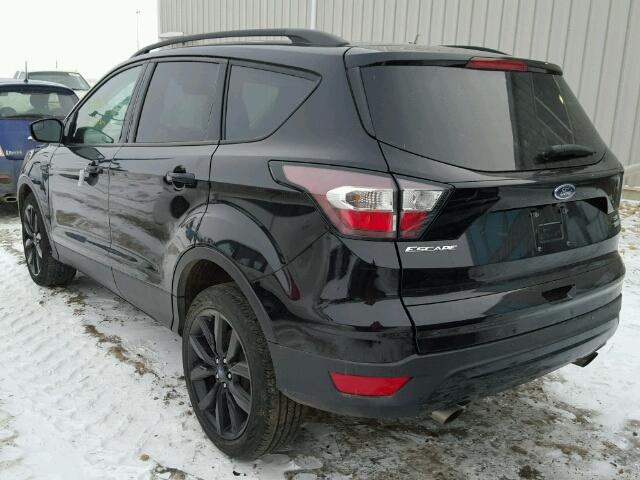 1FMCU9G94HUC14936 - 2017 FORD ESCAPE SE BLACK photo 3