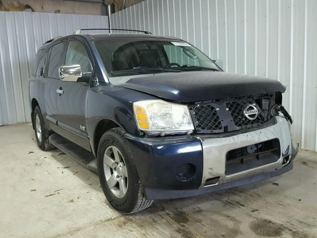 5N1AA08A36N731639 - 2006 NISSAN ARMADA SE BLUE photo 1