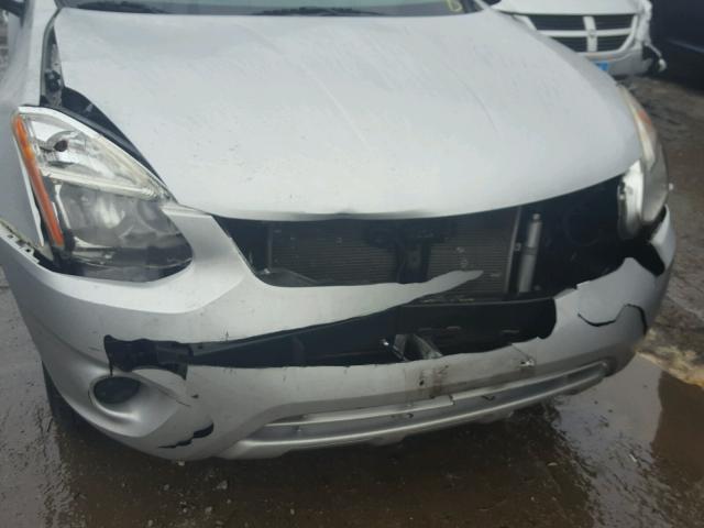 JN8AS5MV8BW667193 - 2011 NISSAN ROGUE S SILVER photo 9