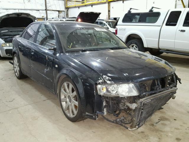 WAULC68E64A281967 - 2004 AUDI A4 1.8T QU BLACK photo 1