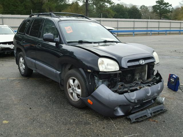 KM8SC73D66U104058 - 2006 HYUNDAI SANTA FE G BLACK photo 1