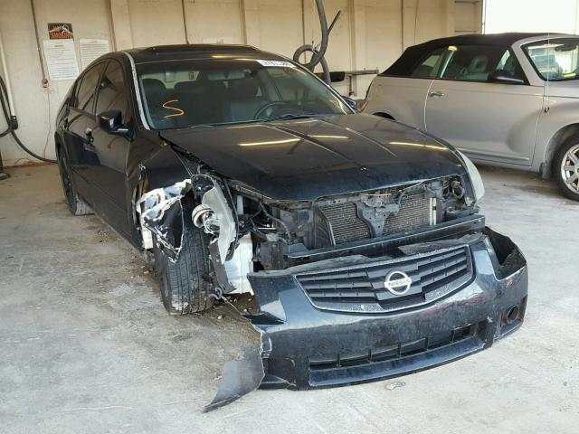 1N4BA41E68C826469 - 2008 NISSAN MAXIMA SE BLACK photo 1