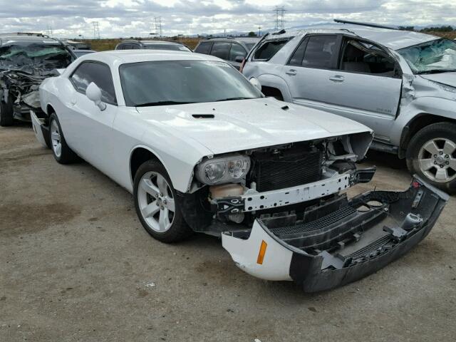 2C3CDYAG6EH289789 - 2014 DODGE CHALLENGER WHITE photo 1