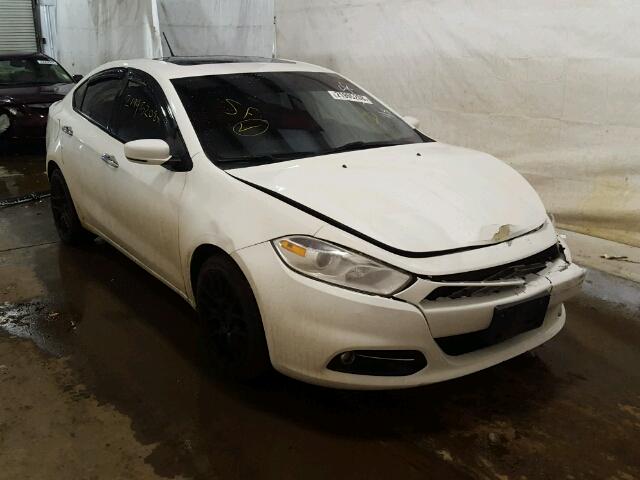 1C3CDFCA4DD268061 - 2013 DODGE DART LIMIT WHITE photo 1