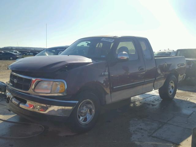 1FTDX1760VNB82029 - 1997 FORD F150 MAROON photo 2