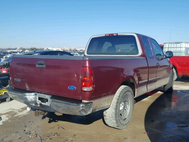 1FTDX1760VNB82029 - 1997 FORD F150 MAROON photo 4