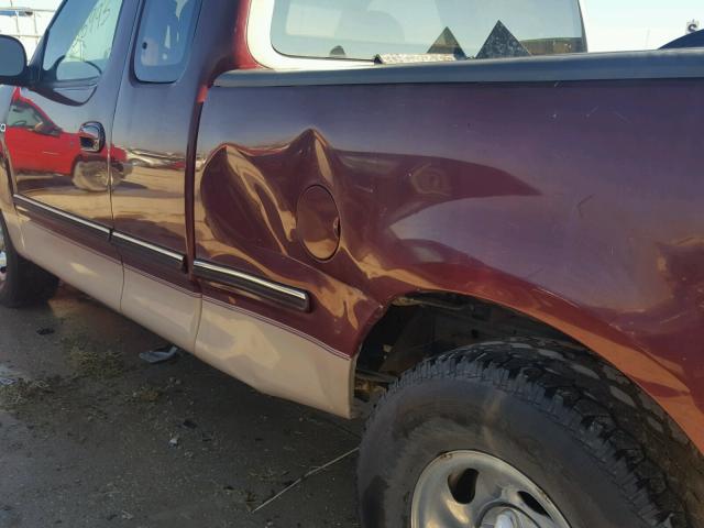 1FTDX1760VNB82029 - 1997 FORD F150 MAROON photo 9