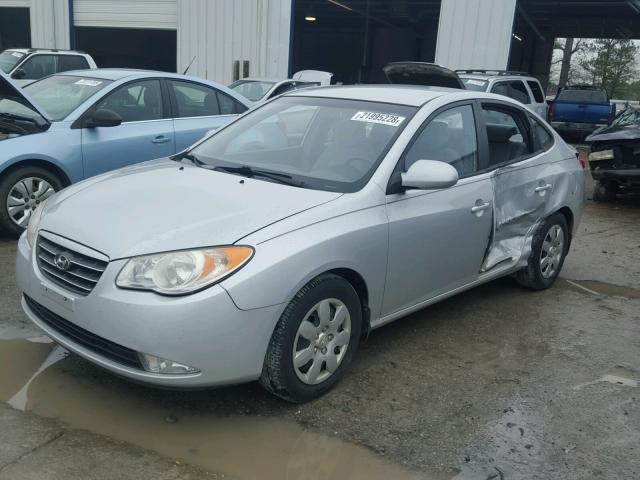 KMHDU46D37U122485 - 2007 HYUNDAI ELANTRA GL SILVER photo 2