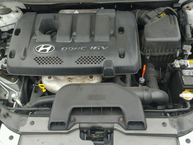 KMHDU46D37U122485 - 2007 HYUNDAI ELANTRA GL SILVER photo 7