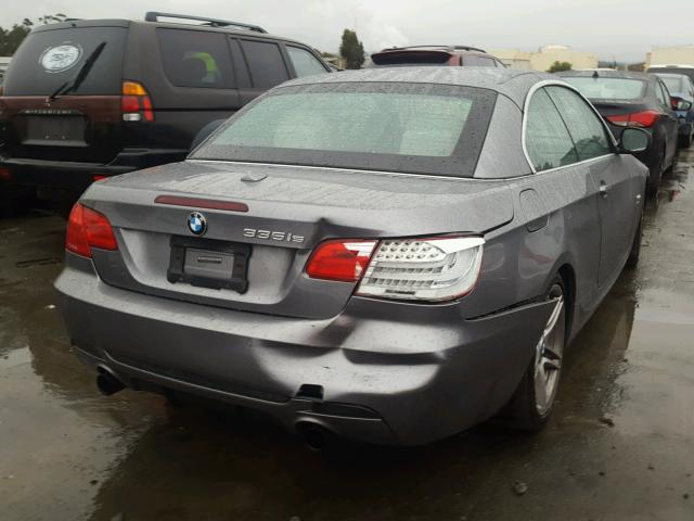 WBADX1C50BE570187 - 2011 BMW 335 IS GRAY photo 4