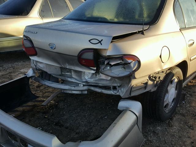1G1NE52J1Y6160349 - 2000 CHEVROLET MALIBU LS 金色 照片 9