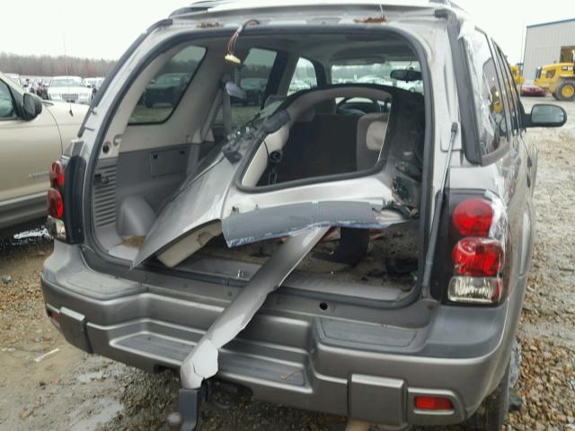 1GNDS13SX82201832 - 2008 CHEVROLET TRAILBLAZE GRAY photo 9