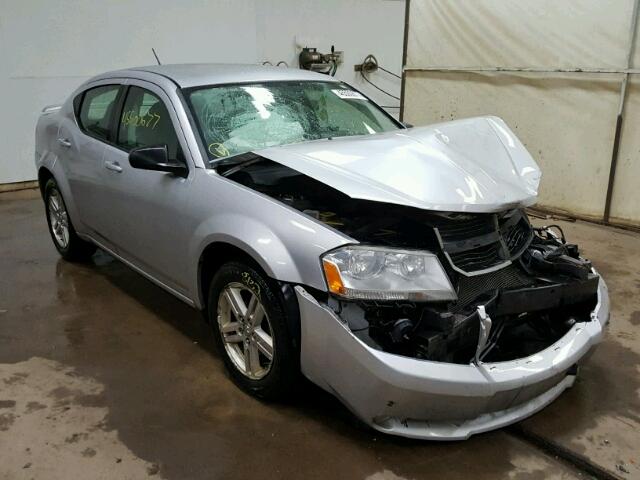 1B3LC56K68N650705 - 2008 DODGE AVENGER SX SILVER photo 1