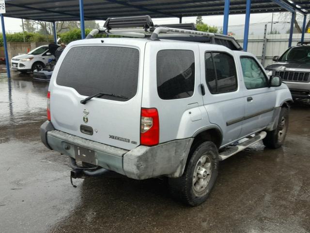 5N1ED28Y81C529191 - 2001 NISSAN XTERRA XE SILVER photo 4