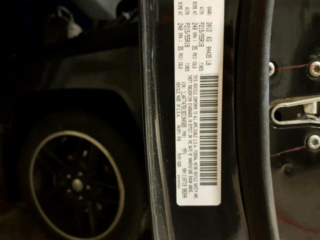 1J4FT47B19D194585 - 2009 JEEP COMPASS SP BLACK photo 10