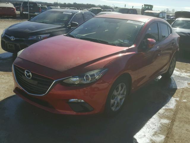 JM1BM1U7XE1166361 - 2014 MAZDA 3 SPORT RED photo 2