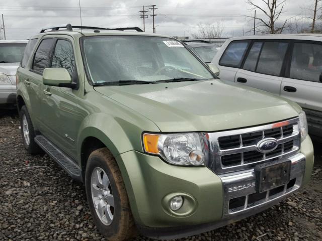 1FMCU59349KC12022 - 2009 FORD ESCAPE HYB GREEN photo 1