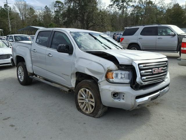 1GTG5DE37G1127035 - 2016 GMC CANYON SLT SILVER photo 1