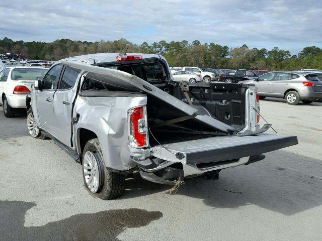 1GTG5DE37G1127035 - 2016 GMC CANYON SLT SILVER photo 3