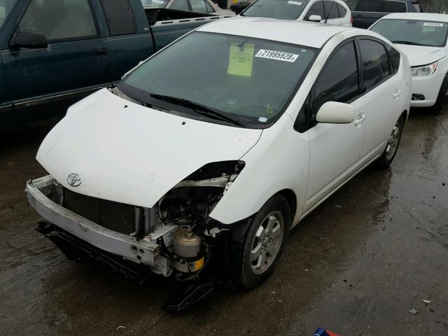 JTDKB20U753003033 - 2005 TOYOTA PRIUS WHITE photo 2