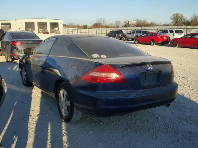 1HGCM72505A026698 - 2005 HONDA ACCORD LX BLUE photo 3