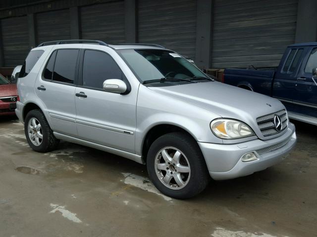 4JGAB57E34A494072 - 2004 MERCEDES-BENZ ML 350 SILVER photo 1