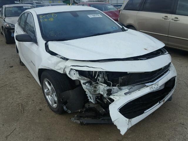 1G1ZB5ST7GF235923 - 2016 CHEVROLET MALIBU LS WHITE photo 1