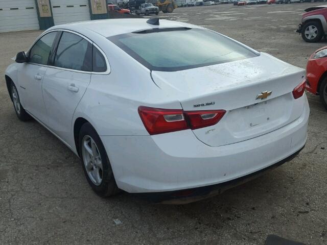 1G1ZB5ST7GF235923 - 2016 CHEVROLET MALIBU LS WHITE photo 3