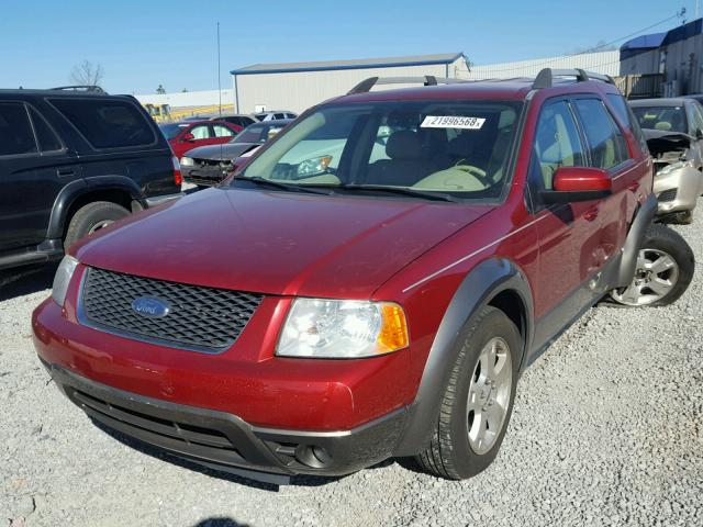 1FMZK02146GA04829 - 2006 FORD FREESTYLE RED photo 2