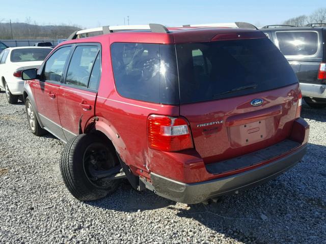 1FMZK02146GA04829 - 2006 FORD FREESTYLE RED photo 3