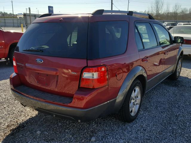1FMZK02146GA04829 - 2006 FORD FREESTYLE RED photo 4