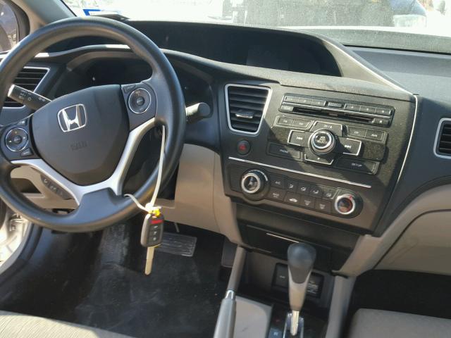 19XFB2F54EE062860 - 2014 HONDA CIVIC LX SILVER photo 9