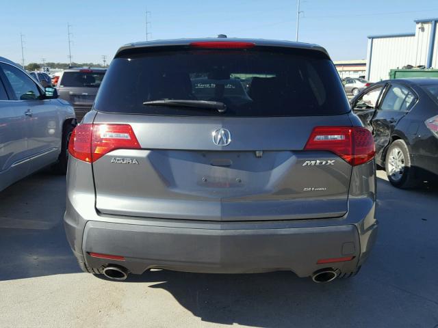 2HNYD28358H536316 - 2008 ACURA MDX TECHNO GRAY photo 9