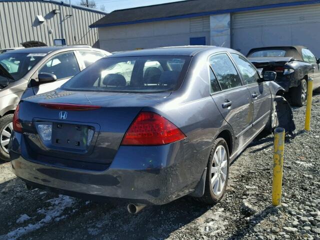 1HGCM66447A099412 - 2007 HONDA ACCORD SE GRAY photo 4