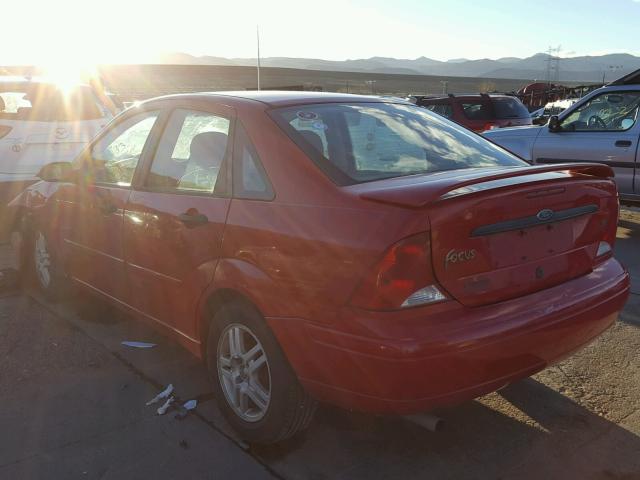 1FAFP34371W124900 - 2001 FORD FOCUS SE RED photo 3