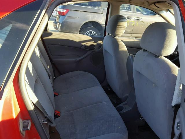 1FAFP34371W124900 - 2001 FORD FOCUS SE RED photo 6