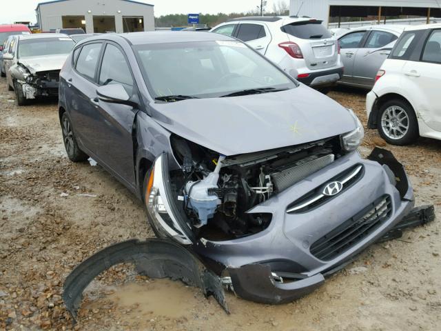 KMHCU5AE6GU240029 - 2016 HYUNDAI ACCENT SPO GRAY photo 1