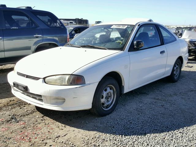 JA3AY11A7XU039969 - 1999 MITSUBISHI MIRAGE DE WHITE photo 2