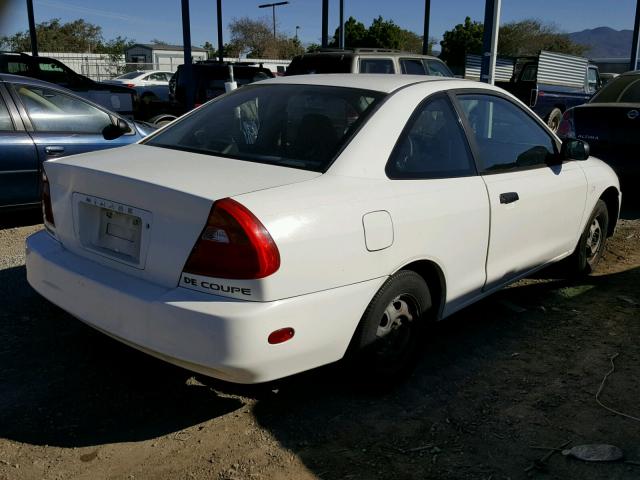 JA3AY11A7XU039969 - 1999 MITSUBISHI MIRAGE DE WHITE photo 4