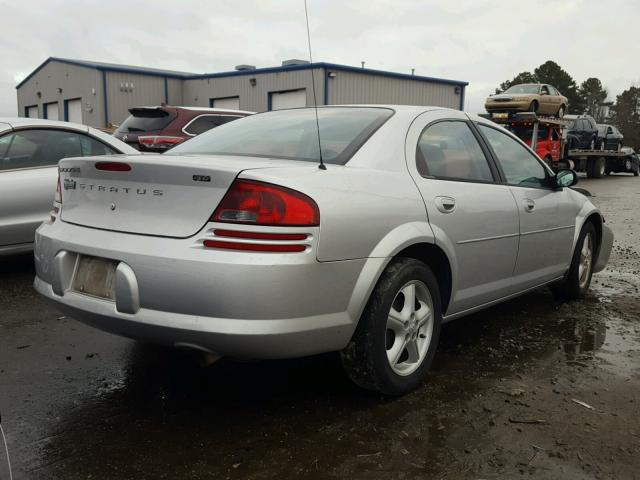 1B3EL46X86N246543 - 2006 DODGE STRATUS SX SILVER photo 4