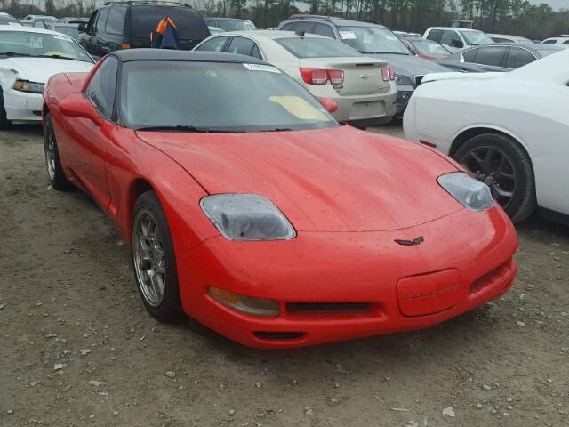 1G1YY22G715105665 - 2001 CHEVROLET CORVETTE RED photo 1