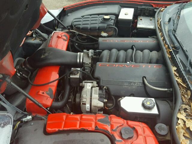 1G1YY22G715105665 - 2001 CHEVROLET CORVETTE RED photo 7