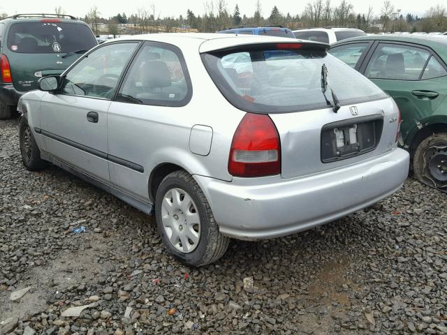 2HGEJ6343XH106390 - 1999 HONDA CIVIC DX SILVER photo 3