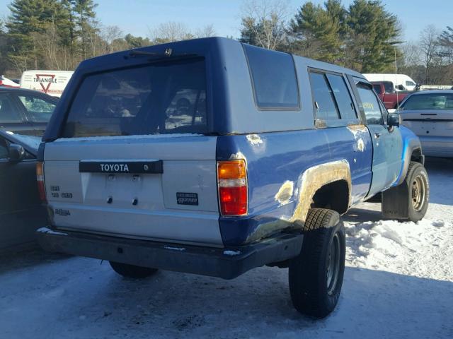 JT4RN62DXG0042794 - 1986 TOYOTA 4RUNNER RN BLUE photo 4