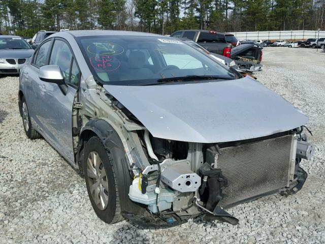 2HGFB2F56CH576499 - 2012 HONDA CIVIC LX GRAY photo 1