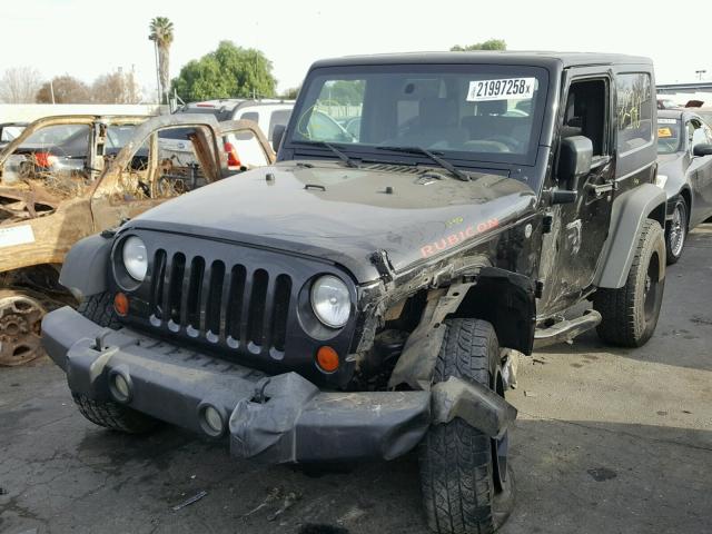 1J4GA64128L606700 - 2008 JEEP WRANGLER R BLACK photo 2