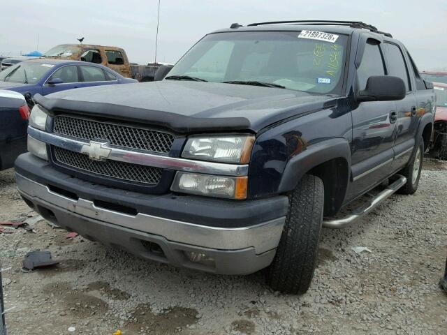 3GNEC12T74G137102 - 2004 CHEVROLET AVALANCHE BLUE photo 2